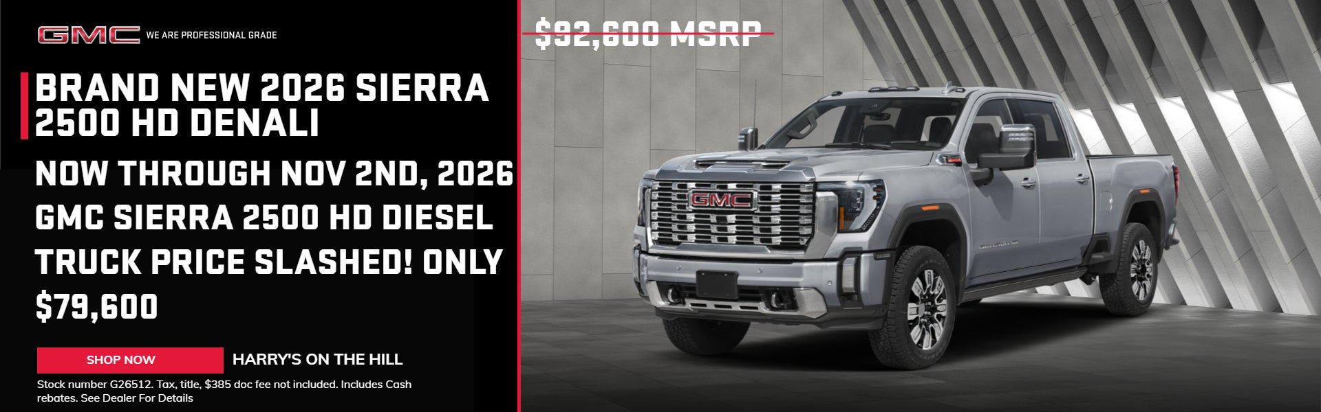 2026 Sierra 2500 HD Denali