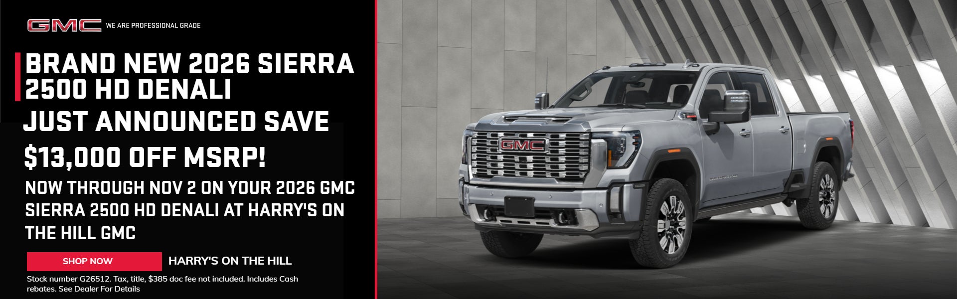2026 Sierra 2500 HD Denali